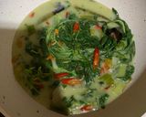 Foto langkah ke 2 dari resep Bayam Santan Pedas.