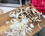 Foto del paso 1 de la receta: Escalope de ternera con salsa de champiñones