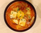 รูปขั้นตอนการทำที่ 10 ของ เมนูซุปกิมจิ 김치찌게 แบบฉบับทำกินที่บ้านง๊ายง่ายค่ะ
