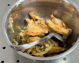 A picture of step 4 of Japanese Marinated Fried Chicken Wings.