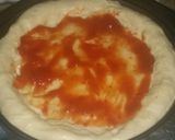 A picture of step 1 of Chicken,vegetable and cheese pizza.
