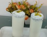 A picture of step 4 of Makhana almond sabza milk shake.