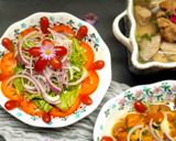 Hình bước làm 2 của món Cơm nhà với các món từ nho tím