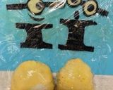 A picture of step 5 of Easy Bento with Minions.