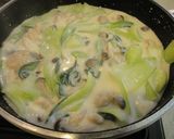 A picture of step 4 of Chicken and Bok Choy Cream Stew.