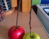 A picture of step 3 of Vickys Halloween 'Poisoned' Candy Apples GF DF EF SF NF.