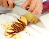 A picture of step 1 of Easy! Tasty! Sweet Potato Chips.