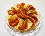 A picture of step 5 of Baked Apple Cinnamon Maple Bread Pudding.
