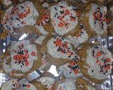 A picture of step 8 of Soft White Chocolate Chip Pumpkin Drop Cookies.