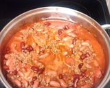 A picture of step 4 of Aunt Susan's Chili.