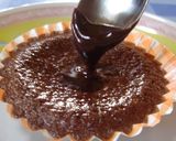 A picture of step 10 of Easy Melty Molten Chocolate Cake.