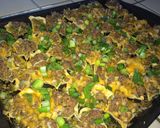 A picture of step 8 of Football Nachos.