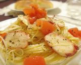 A picture of step 11 of Authentic Chilled Pasta with an Oil Based Sauce.