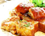 A picture of step 4 of Teriyaki Mayonnaise Fried Tofu (Aburaage) & Chicken Thigh.