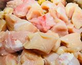 A picture of step 1 of Chicken and Sausage Stew 🍲.