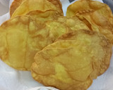 A picture of step 1 of Bean Tostadas.