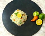 A picture of step 4 of Lemon Coriander Rice.
