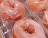 A picture of step 18 of Soft and Chewy Krispy Kreme-Style Donuts.