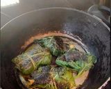 লাউ পাতায় মোড়া ইলিশ মাছের পাতুরি (Lau patay mora ilish macher paturi recipe in Bengali) রেসিপি ধাপ - 7 ছবি