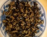 A picture of step 1 of Black Olive Jewel Pasta.
