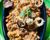 A picture of step 4 of Split moong dal karela.