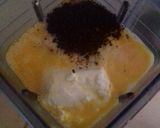 A picture of step 2 of Napolitan Flan with a Hint of Coffee.