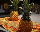 Une image de l'étape 1 de Ananas rôti meringué.