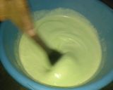 Foto langkah ke 6 dari resep Puding Busa Coklat Pandan.