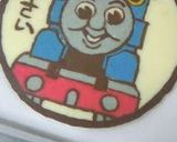 A picture of step 10 of Character Cake (Chocolate Decoration Plate) Kitty.