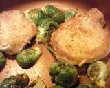 Sauteed pork and brussels sprouts in cream sauce recipe step 3 photo