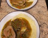 Foto del paso 4 de la receta: Pechuga de pavo en salsa de brandy con portobello y vegetales