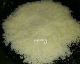 A picture of step 1 of Instant coconut laddus.