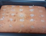 A picture of step 3 of Beckie's Peach Jello Cake.