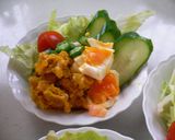 A picture of step 2 of Kabocha Squash Salad With Camembert Cheese.