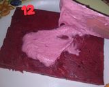 Foto langkah ke 10 dari resep Roti lapis buah naga.