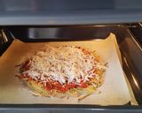Foto del paso 5 de la receta Pizza con base de espaguetis crujientes