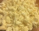 A picture of step 1 of Cauliflower Pasta Casserole.