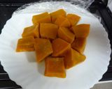 A picture of step 3 of Extremely Simple & Really Delicious Kabocha Pudding.