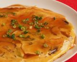 A picture of step 7 of Fluffy Crab Sticks Omelet with 2 Eggs.