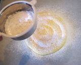 A picture of step 13 of Peach Bavarois Charlotte Cake.