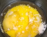 A picture of step 1 of Besan Ladoo.