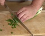 A picture of step 1 of Welsh rarebit.