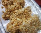 A picture of step 7 of Til Peanut chikki.