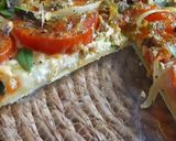 Une image de l'étape 5 de 𝕋𝕠𝕣𝕥𝕒 𝕄𝕒𝕞𝕒𝕞𝕚𝕒 Ricotta/Tomates/Pesto.