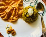 A picture of step 8 of Green Moong Dal Masala Khichadi In Pressure Cooker.