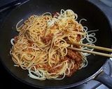 A picture of step 10 of My Family's Bolognese-style Meat Sauce.