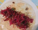 A picture of step 4 of Healthy Roti wraps.