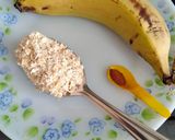 A picture of step 1 of Oats banana smoothie.