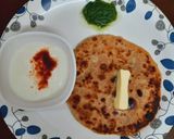 सात्विक आलू का पराठा(satvik aloo paratha recipe in hindi) रेसिपी चरण 4 फोटो