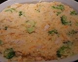 A picture of step 6 of Doritos chicken and broccoli rice casserole.
